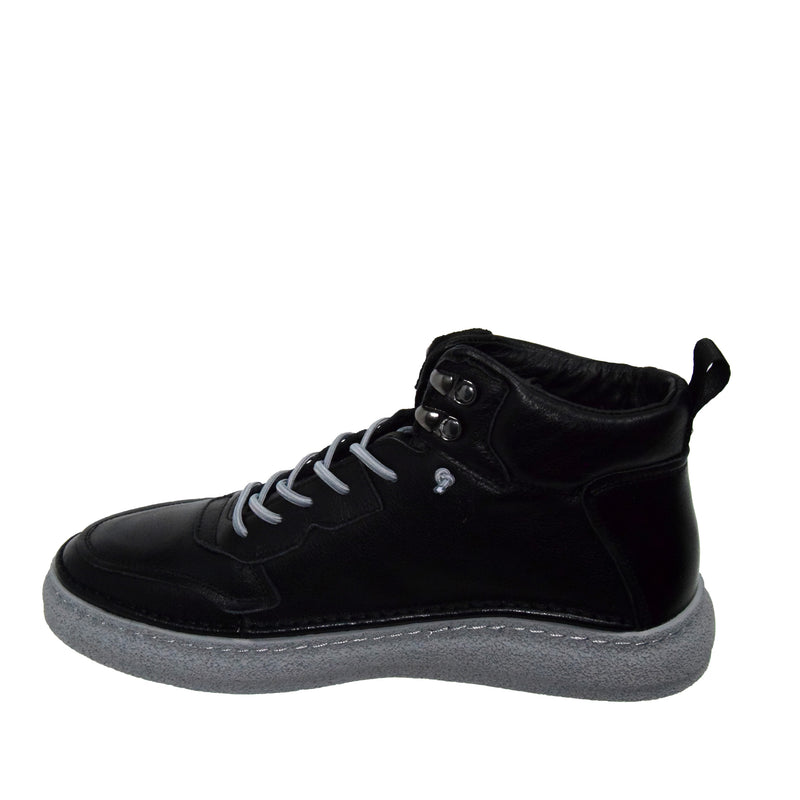 GHETE CASUAL BARBATI FRANCO GERARDO 903590 NEGRE - imagine 4