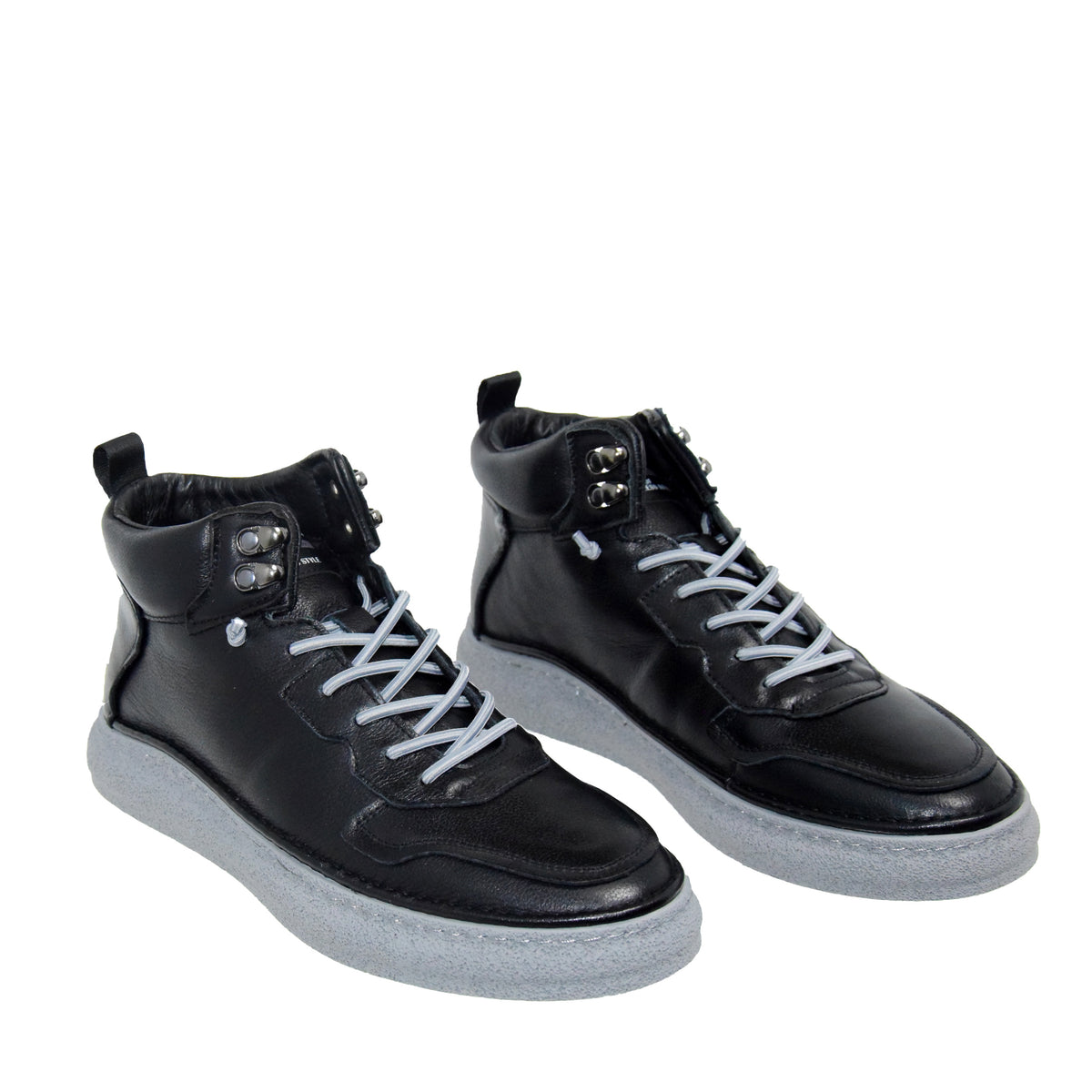 GHETE CASUAL BARBATI FRANCO GERARDO 903590 NEGRE - imagine 6