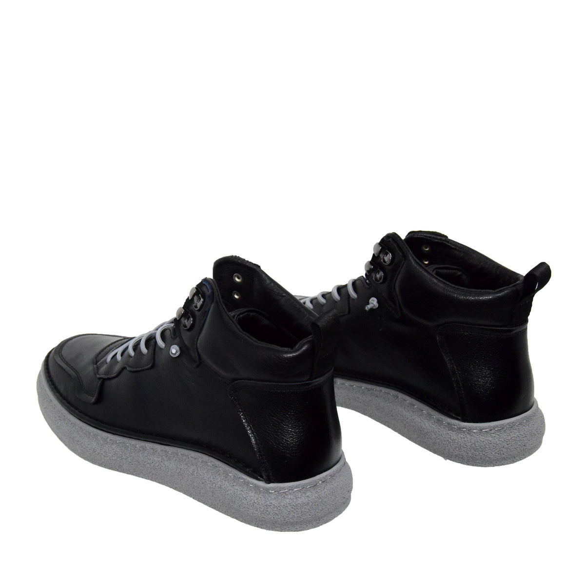 GHETE CASUAL BARBATI FRANCO GERARDO 903590 NEGRE - imagine 7