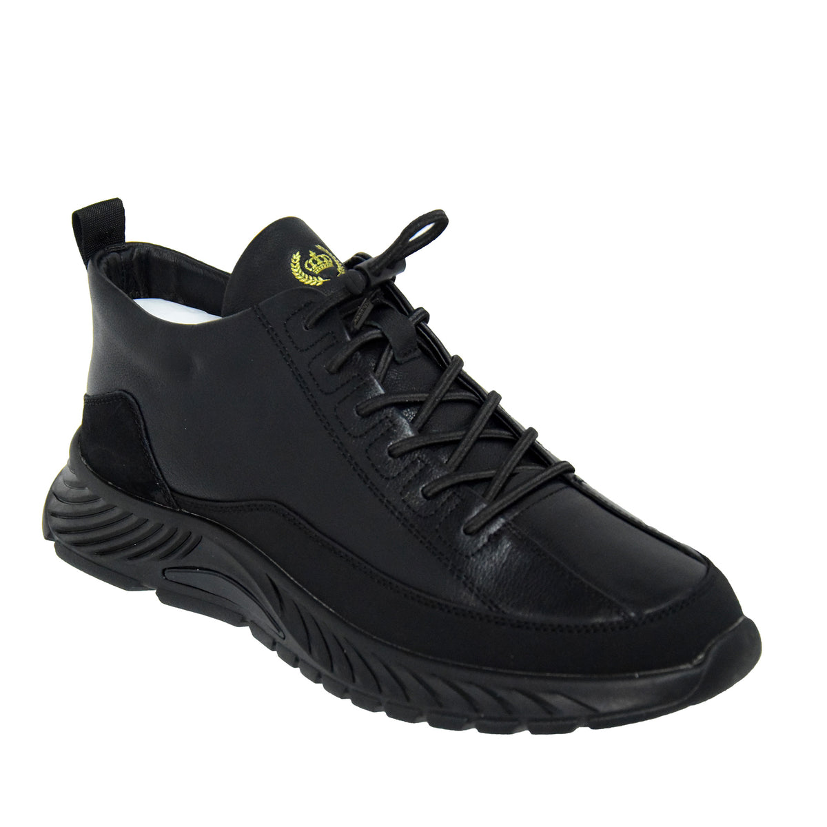 GHETE CASUAL BARBATI FRANCO GERRARDO HJNH-07 NEGRE - imagine 6