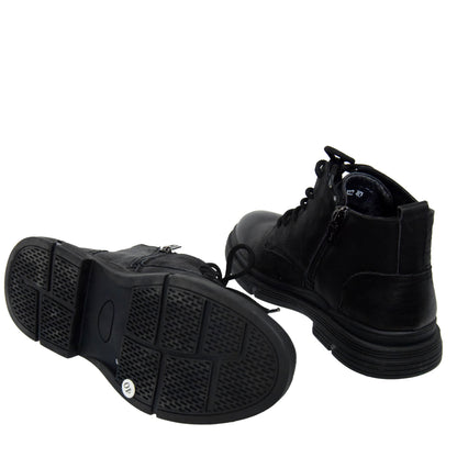 GHETE CASUAL BARBATI MELS 806002 NEGRE
