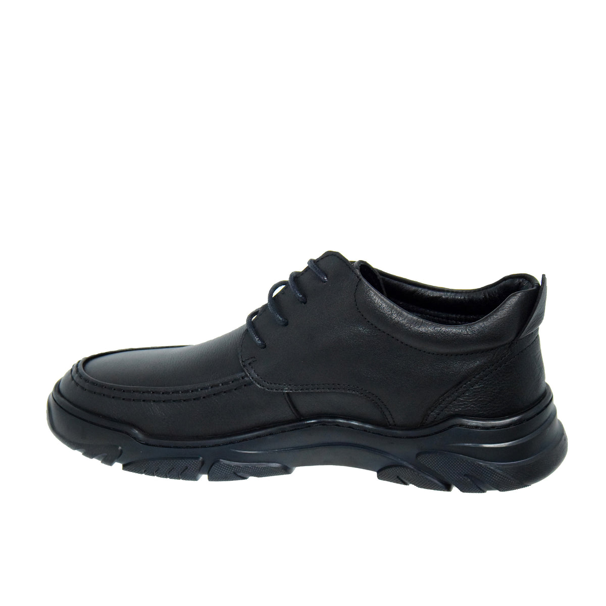 GHETE CASUAL BARBATI MELS A8114 NEGRE - imagine 4