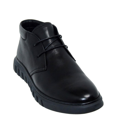 GHETE CASUAL BARBATI MELS K1261 NEGRE
