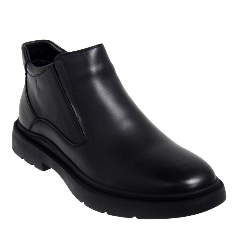 GHETE CASUAL BARBATI MELS W2096-2 NEGRE - imagine 2