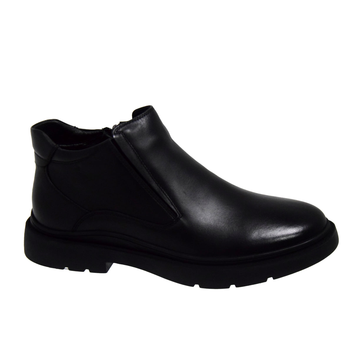 GHETE CASUAL BARBATI MELS W2096-2 NEGRE - imagine 3