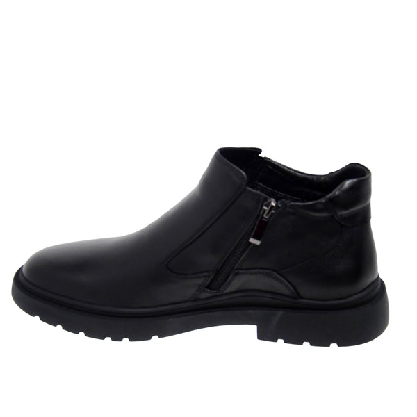 GHETE CASUAL BARBATI MELS W2096-2 NEGRE - imagine 4