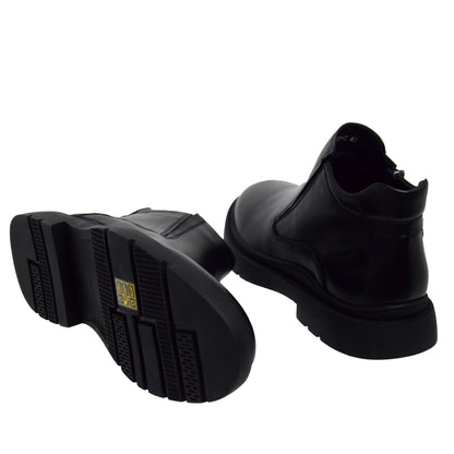 GHETE CASUAL BARBATI MELS W2096-2 NEGRE