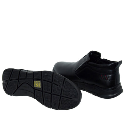 GHETE CASUAL BARBATI MELS WM3303 NEGRE