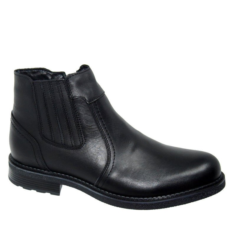 GHETE CASUAL BARBATI NICOLIS 41102 NEGRE - imagine 2