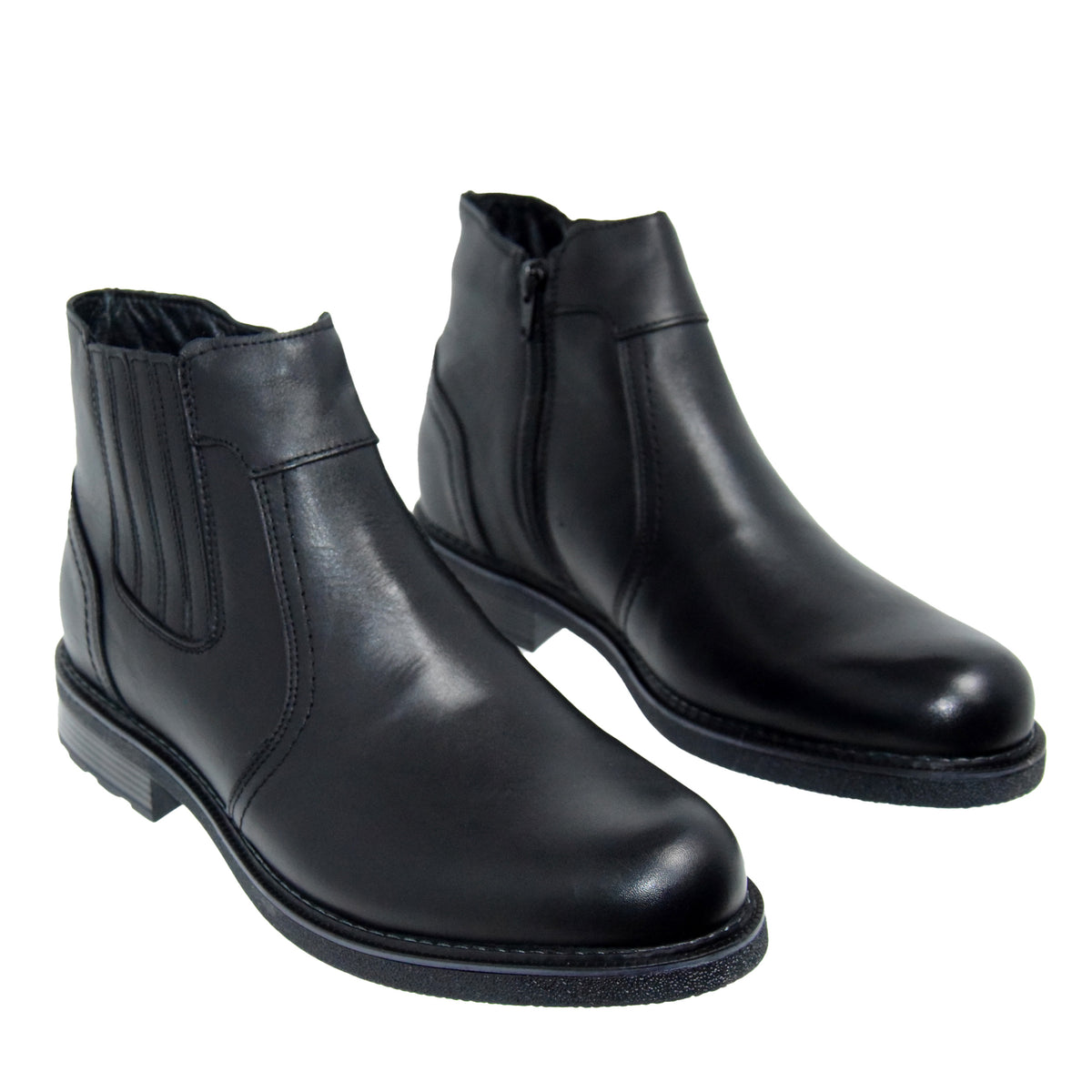 GHETE CASUAL BARBATI NICOLIS 41102 NEGRE - imagine 6
