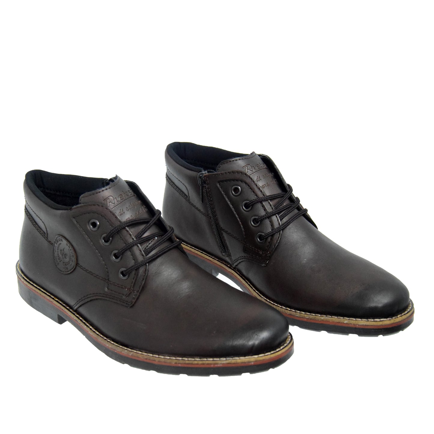 GHETE CASUAL BARBATI RIEKER 15339-25 MARO