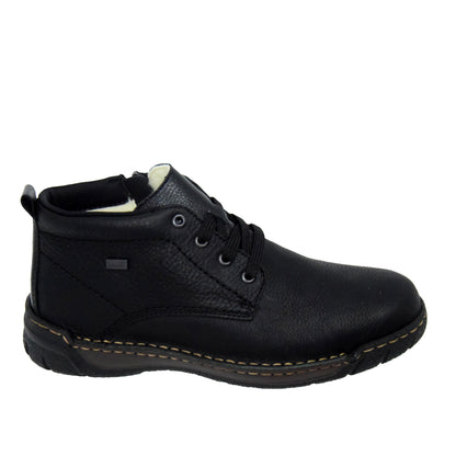 GHETE CASUAL BARBATI RIEKER B0347-00 NEGRE