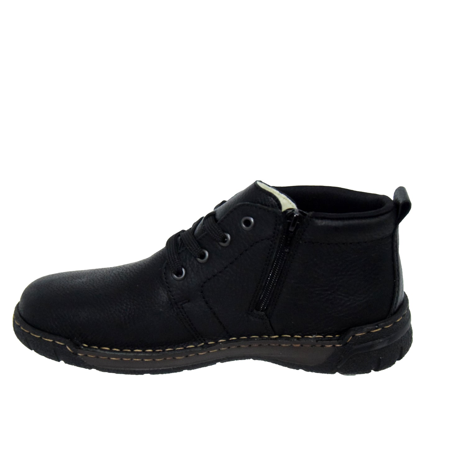 GHETE CASUAL BARBATI RIEKER B0347-00 NEGRE