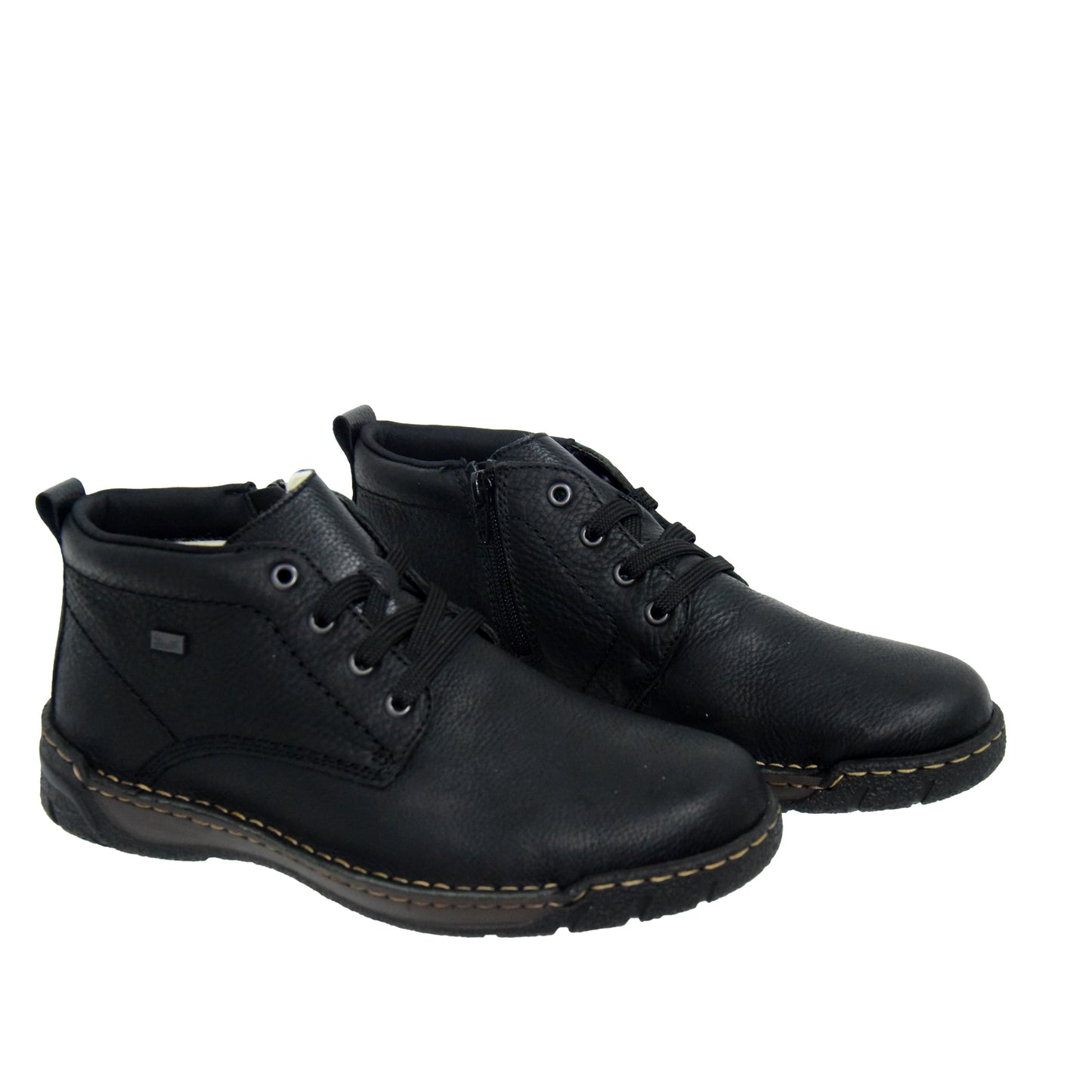 GHETE CASUAL BARBATI RIEKER B0347-00 NEGRE
