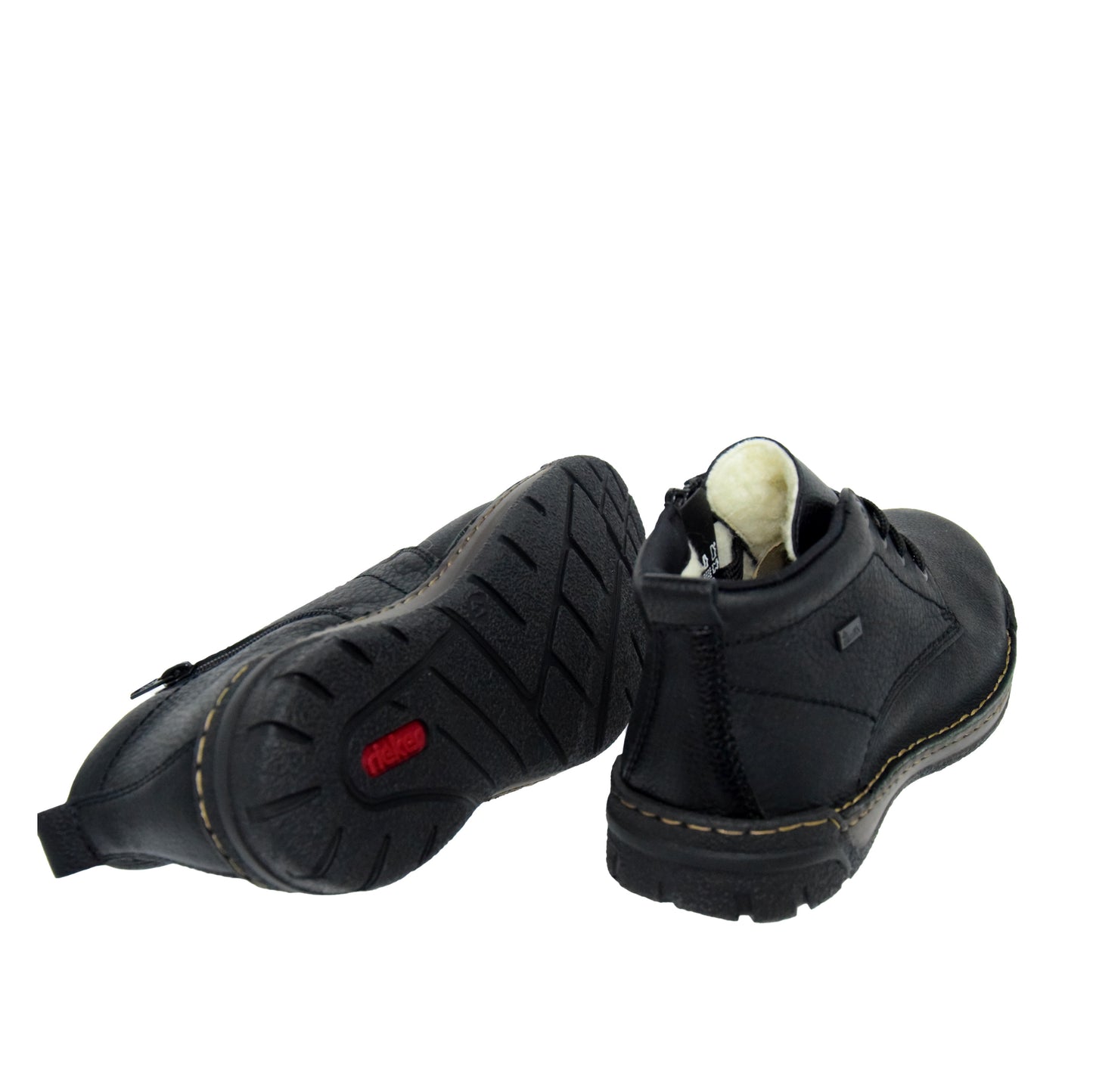GHETE CASUAL BARBATI RIEKER B0347-00 NEGRE