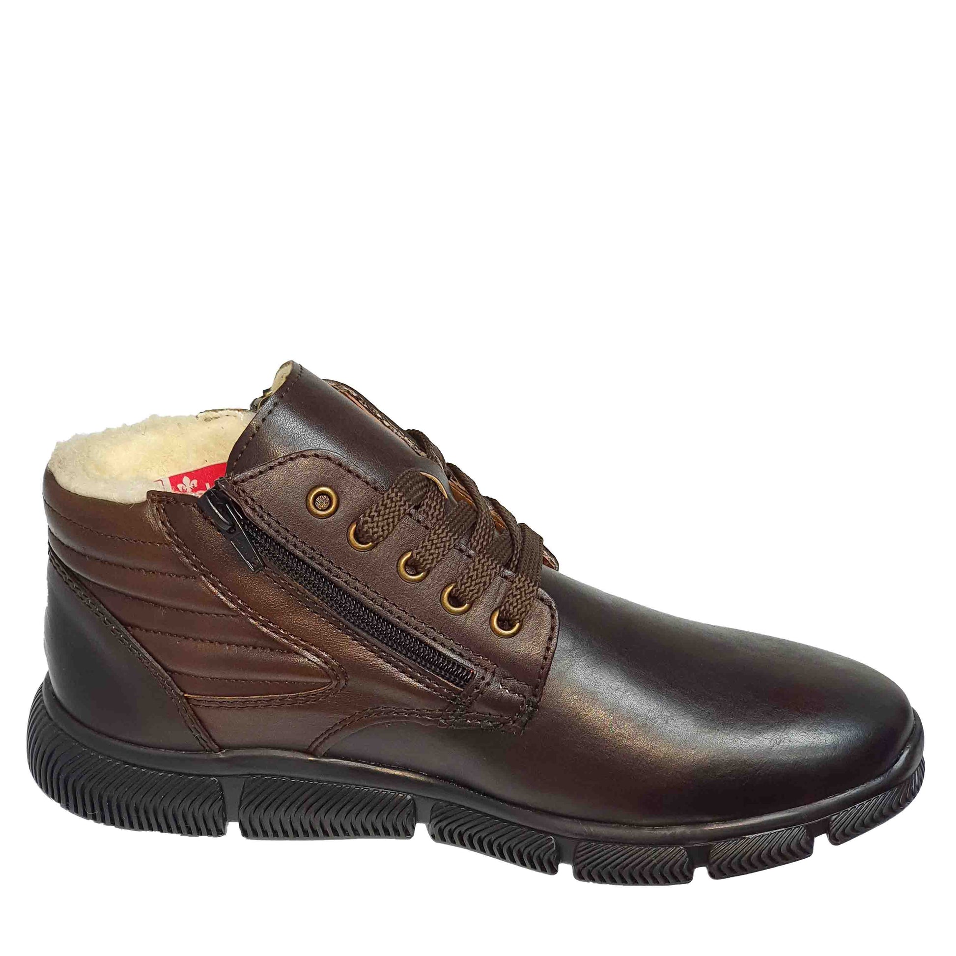 GHETE CASUAL BĂRBAȚI RIEKER RI402 MARO - totalpantofi