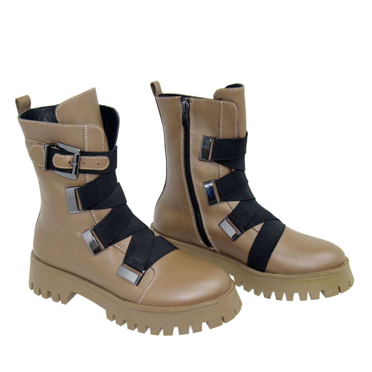 GHETE CASUAL DAMA ANNA VIOTTI D19-5006 GREJ - imagine 6