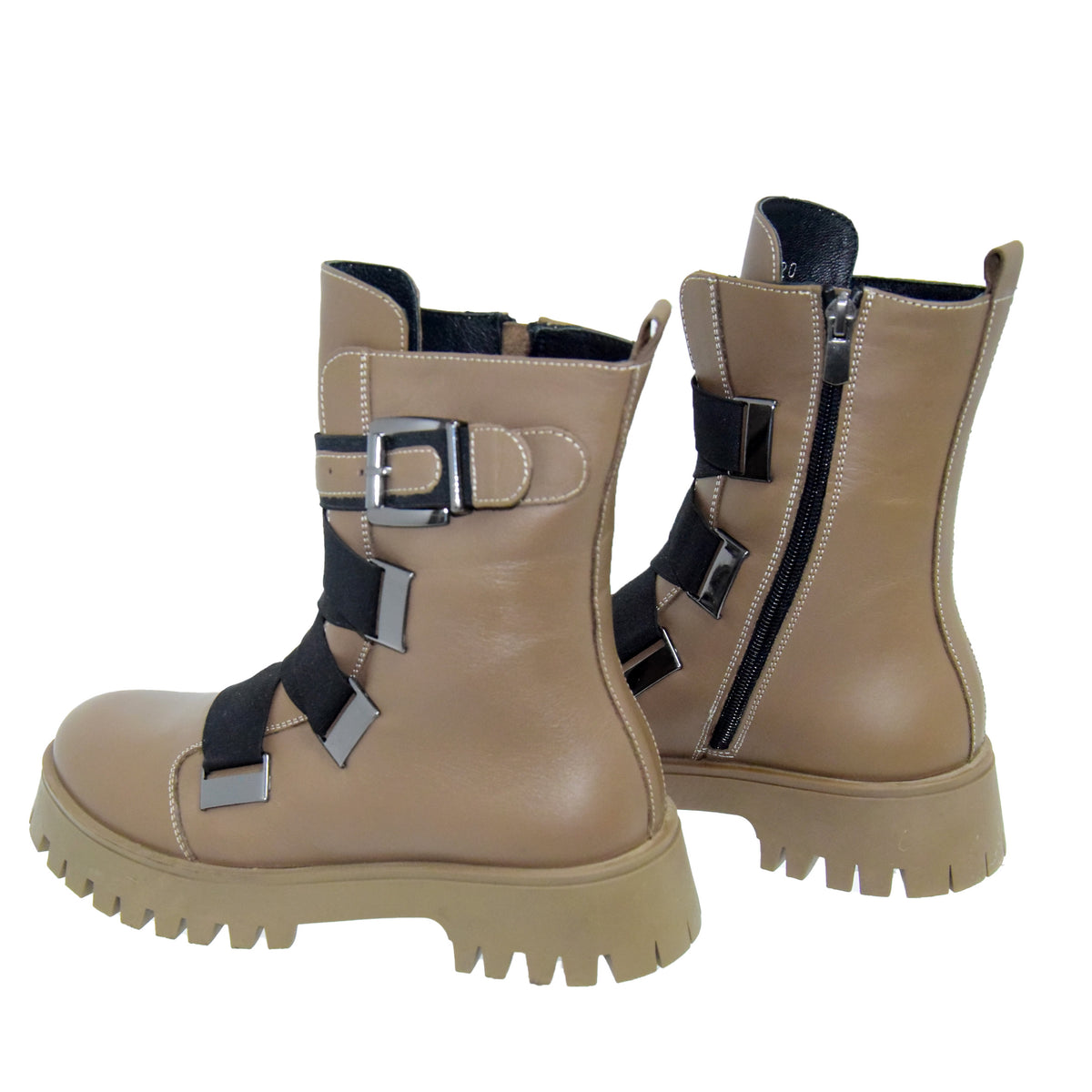 GHETE CASUAL DAMA ANNA VIOTTI D19-5006 GREJ - imagine 7