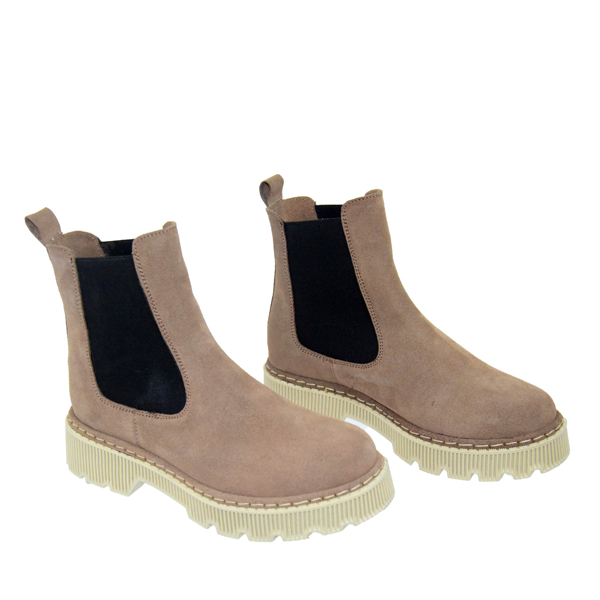 GHETE CASUAL DAMA ANNA VIOTTI D44-4468 BEJ - imagine 6