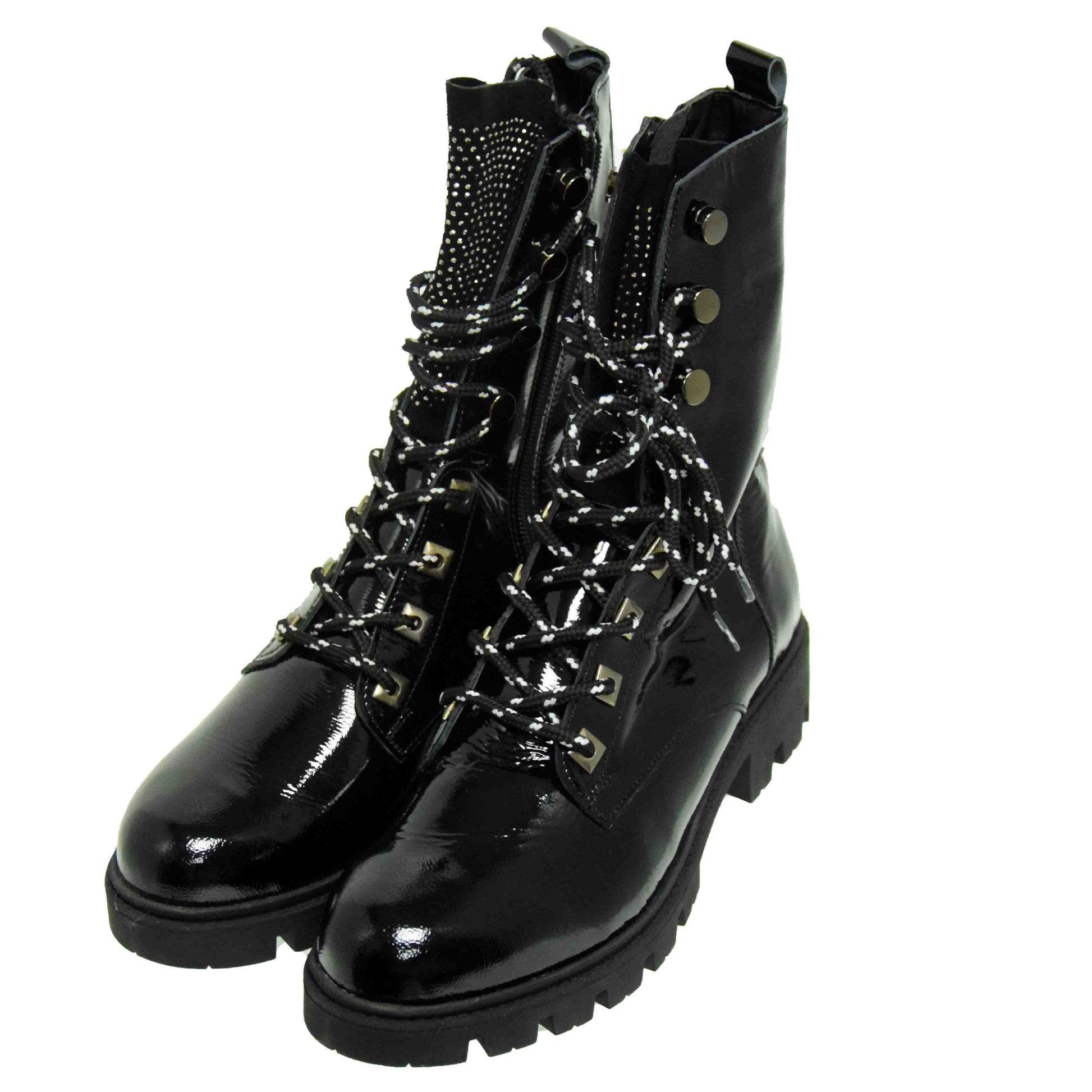 GHETE CASUAL DAMA BRAND ROMANESC E106P - totalpantofi