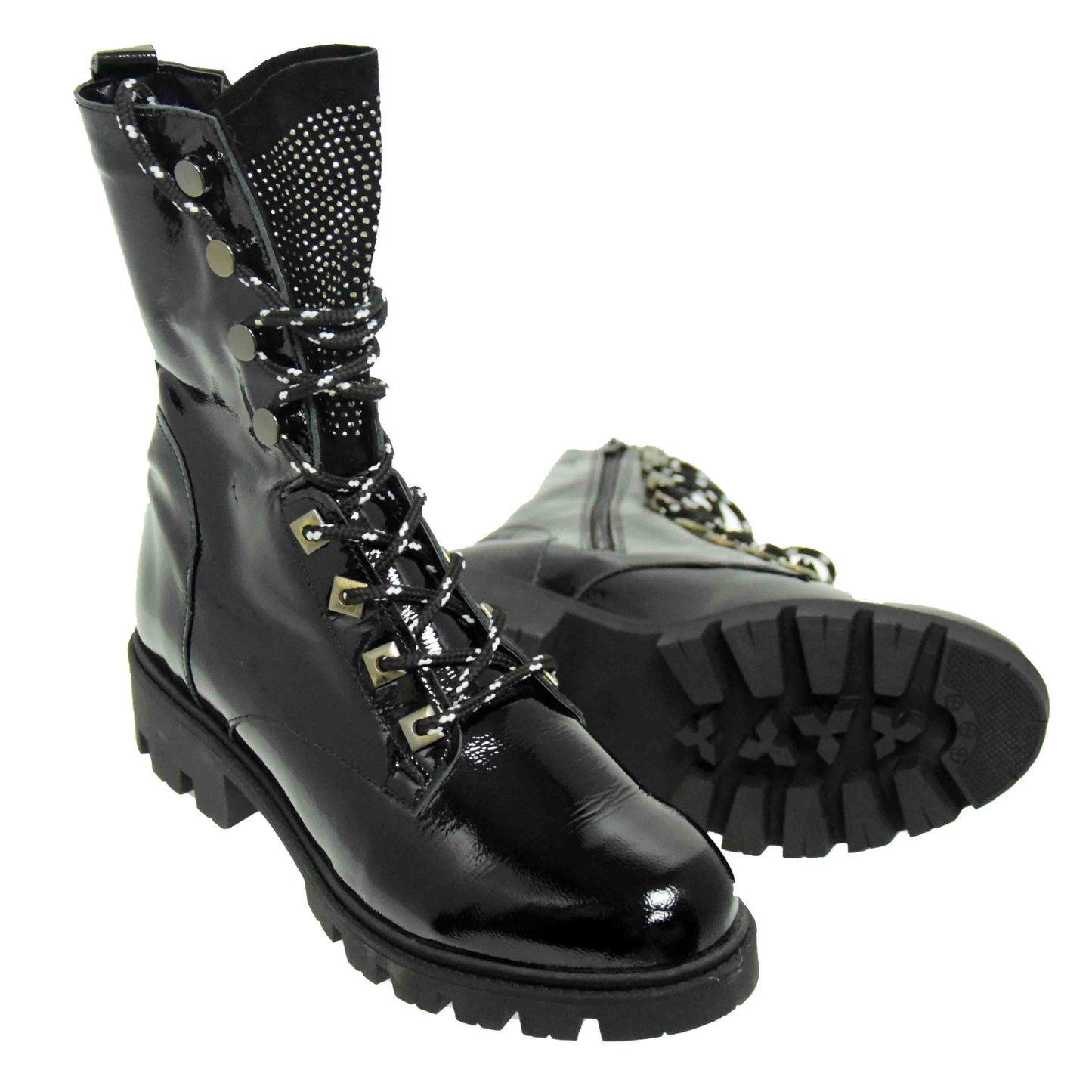 GHETE CASUAL DAMA BRAND ROMANESC E106P - totalpantofi