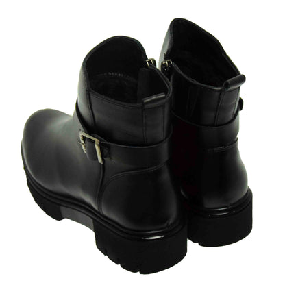 GHETE CASUAL DAMĂ BRAND ROMÂNESC E172N - totalpantofi