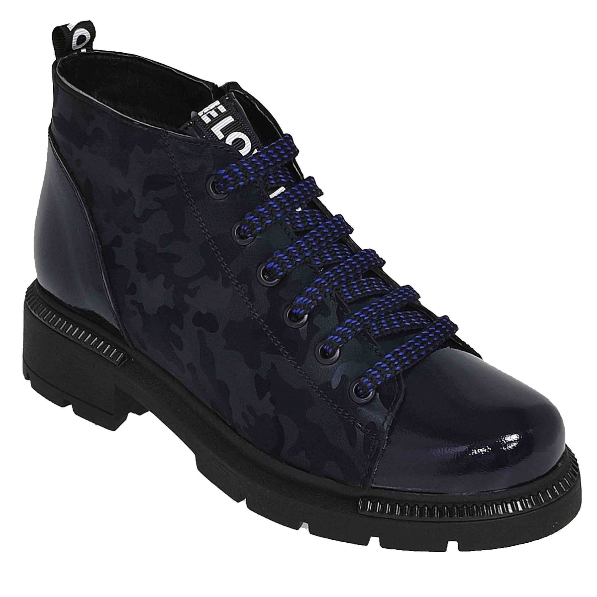 Ghete Casual Damă NICOLIS 157658 Negru – Piele Naturală – vedere 1