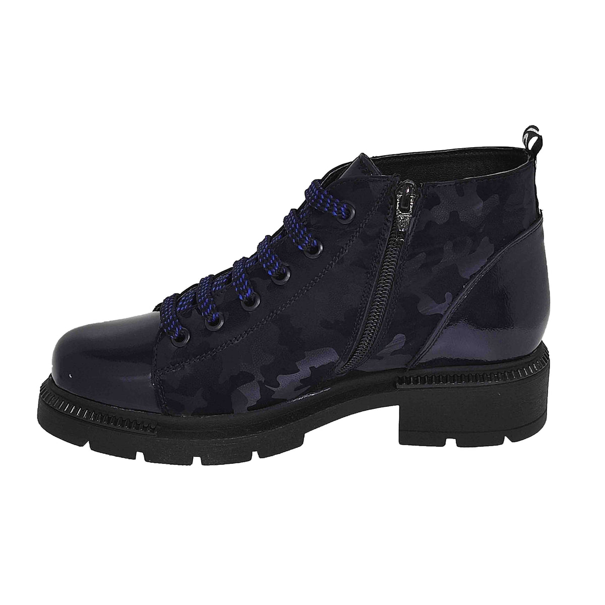 Ghete Casual Damă NICOLIS 157658 Negru – Piele Naturală – vedere 3