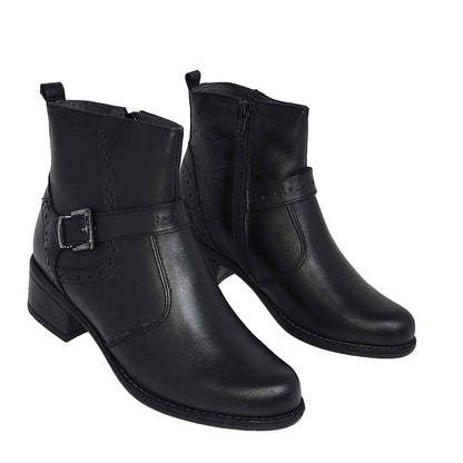GHETE CASUAL DAMĂ BRAND ROMÂNESC I363N - totalpantofi