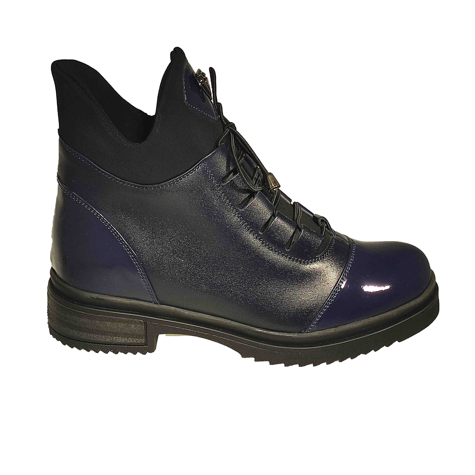 GHETE CASUAL DAMĂ BRAND ROMÂNESC S008O ALBASTRE - totalpantofi