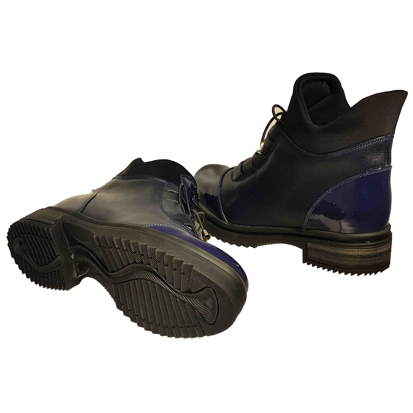 GHETE CASUAL DAMĂ BRAND ROMÂNESC S008O ALBASTRE - totalpantofi