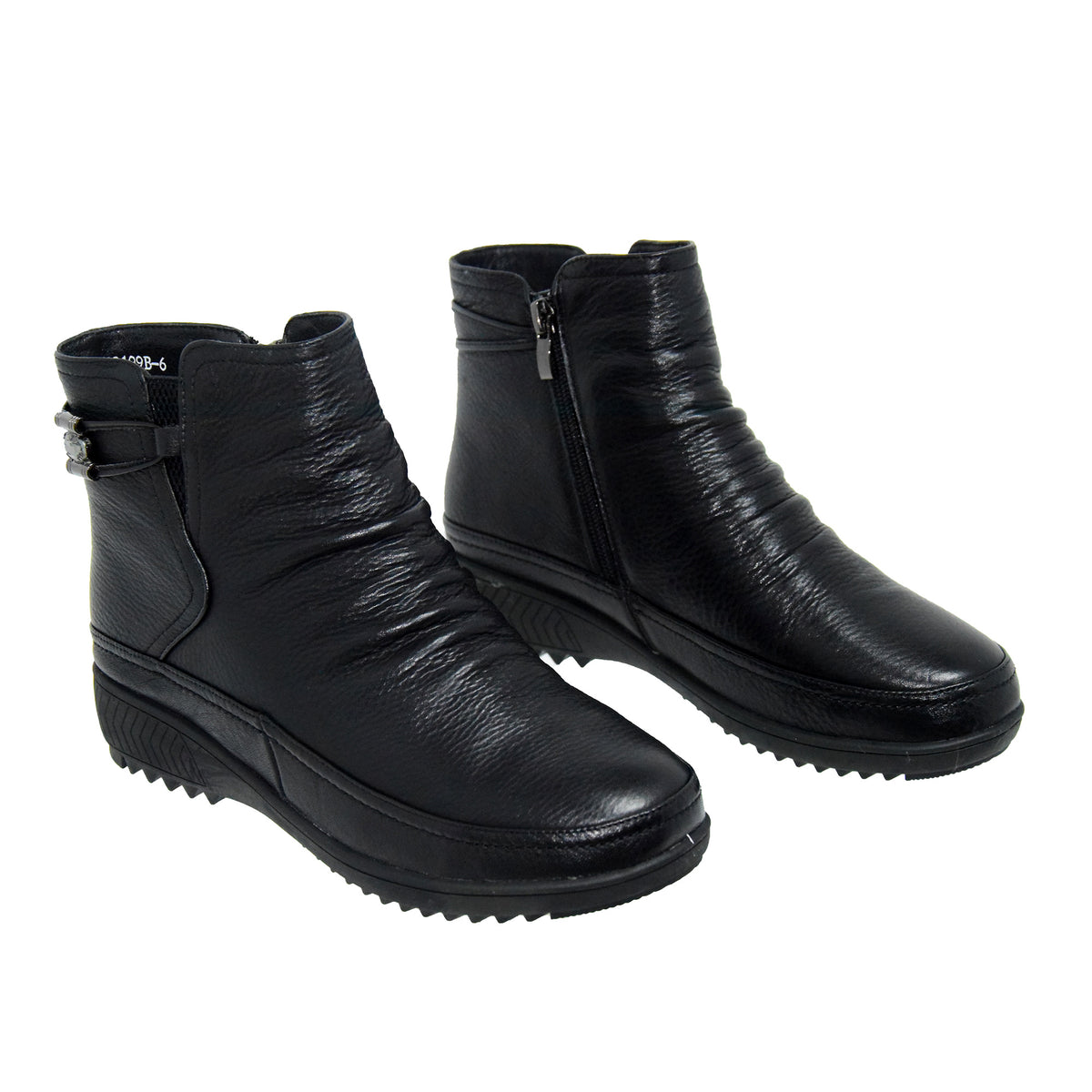 GHETE CASUAL DAMA FORAMZIONE 69199B-6 NEGRE - imagine 9