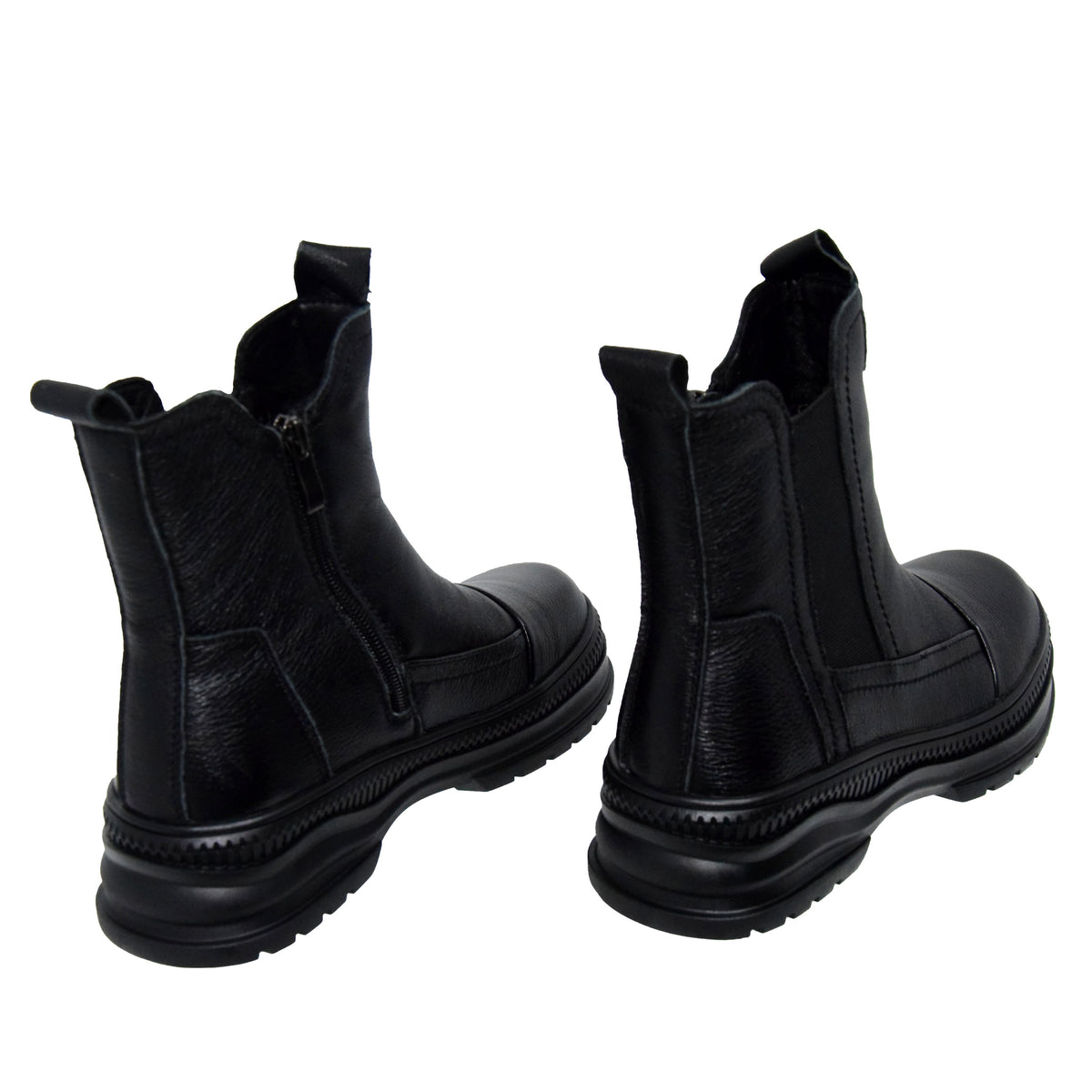 GHETE CASUAL DAMA FORAMZIONE D5590E NEGRE - imagine 6