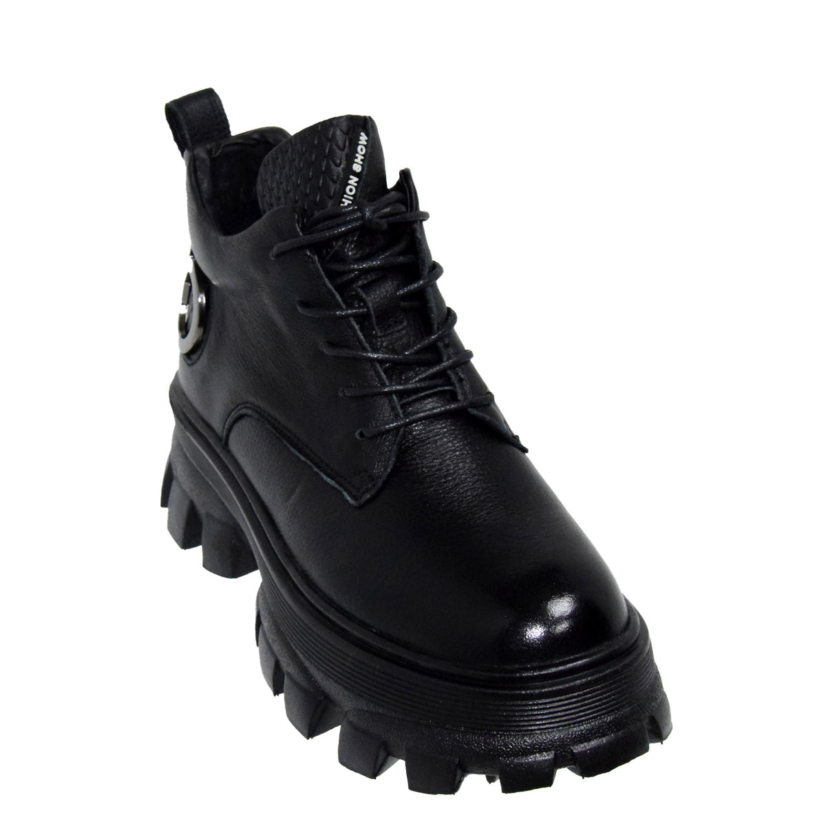 GHETE CASUAL DAMA FORMAZIONE D32912E NEGRE - imagine 3