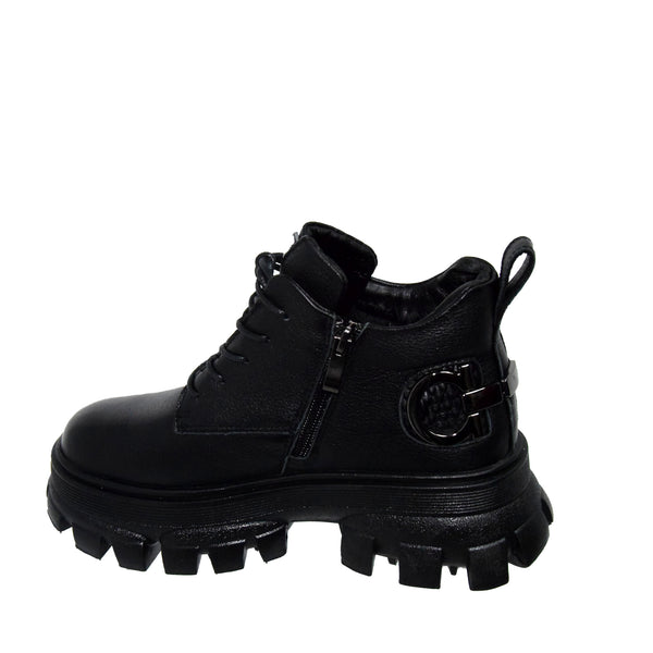 GHETE CASUAL DAMA FORMAZIONE D32912E NEGRE - imagine 4