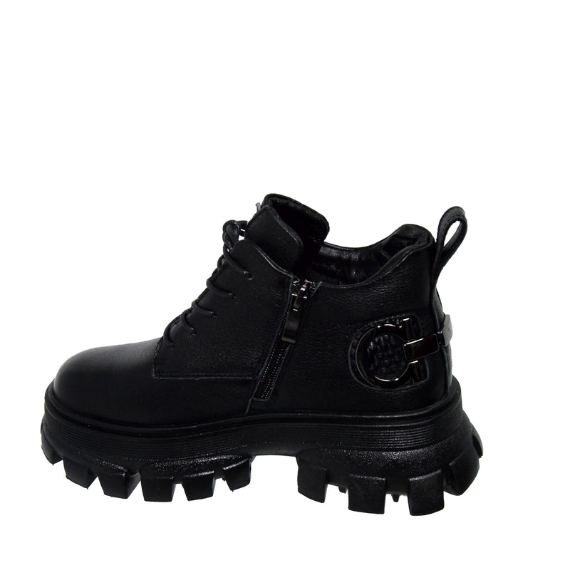GHETE CASUAL DAMA FORMAZIONE D32912E NEGRE - imagine 4