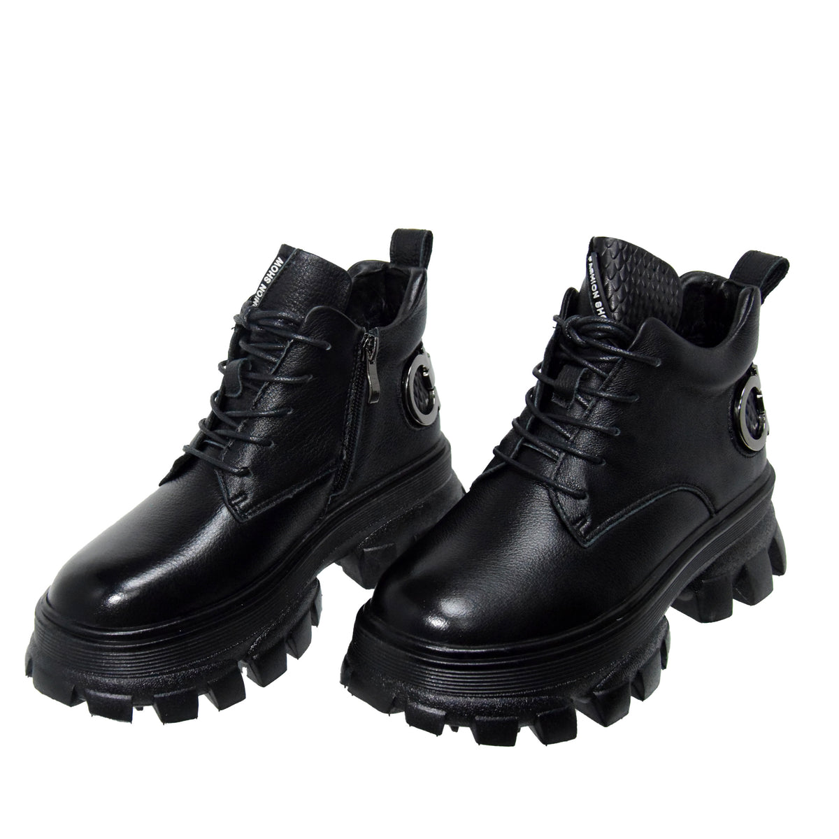 GHETE CASUAL DAMA FORMAZIONE D32912E NEGRE - imagine 5