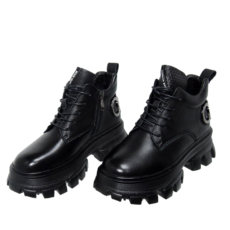 GHETE CASUAL DAMA FORMAZIONE D32912E NEGRE - imagine 5