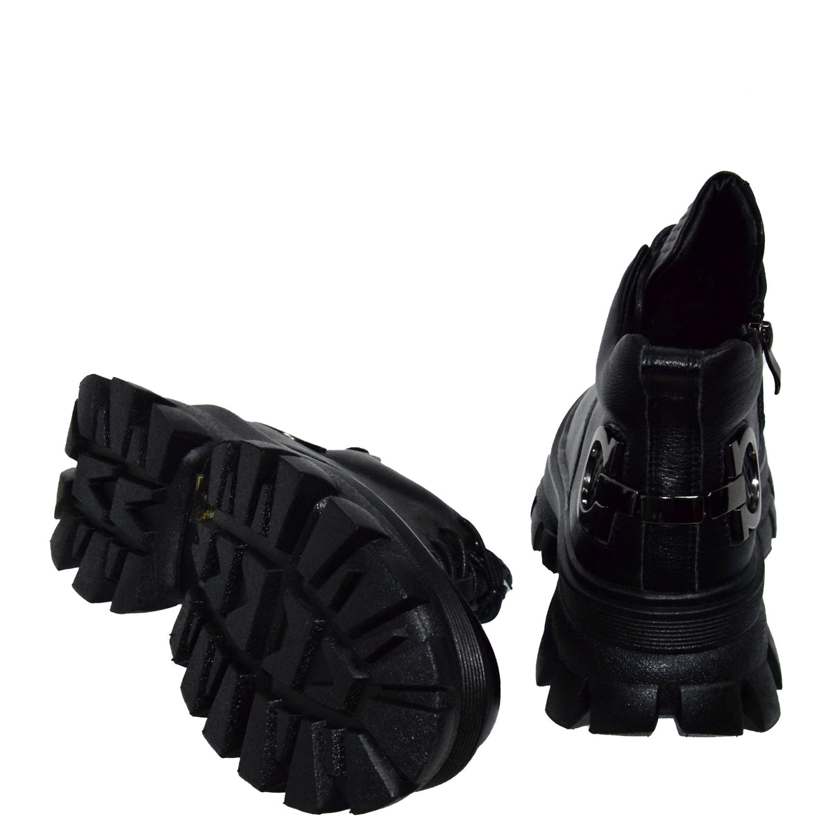 GHETE CASUAL DAMA FORMAZIONE D32912E NEGRE - imagine 7