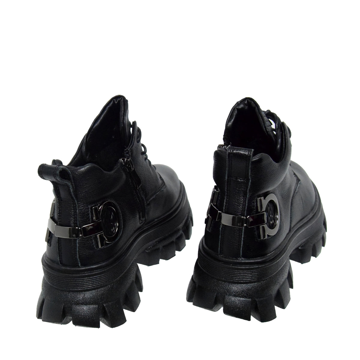 GHETE CASUAL DAMA FORMAZIONE D32912E NEGRE - imagine 8