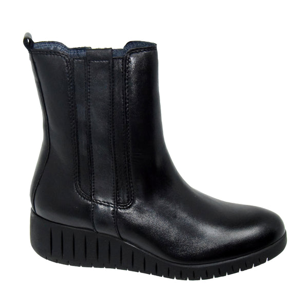 GHETE CASUAL DAMA MARCO TOZZI 25442-29 NEGRE - imagine 3