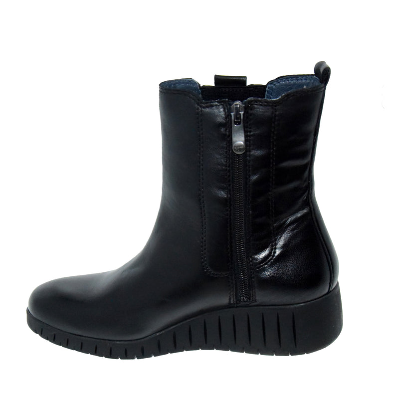 GHETE CASUAL DAMA MARCO TOZZI 25442-29 NEGRE - imagine 4
