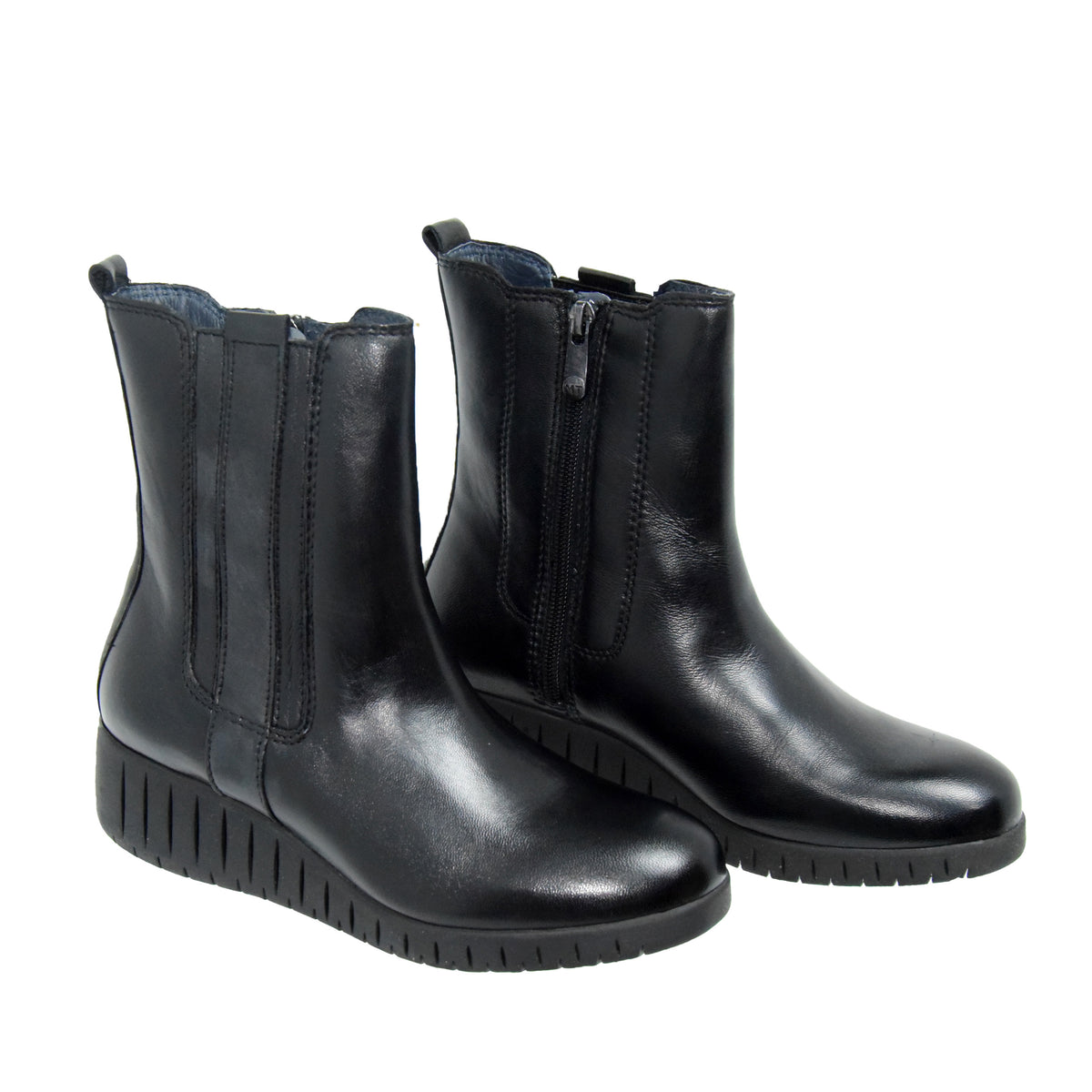 GHETE CASUAL DAMA MARCO TOZZI 25442-29 NEGRE - imagine 6