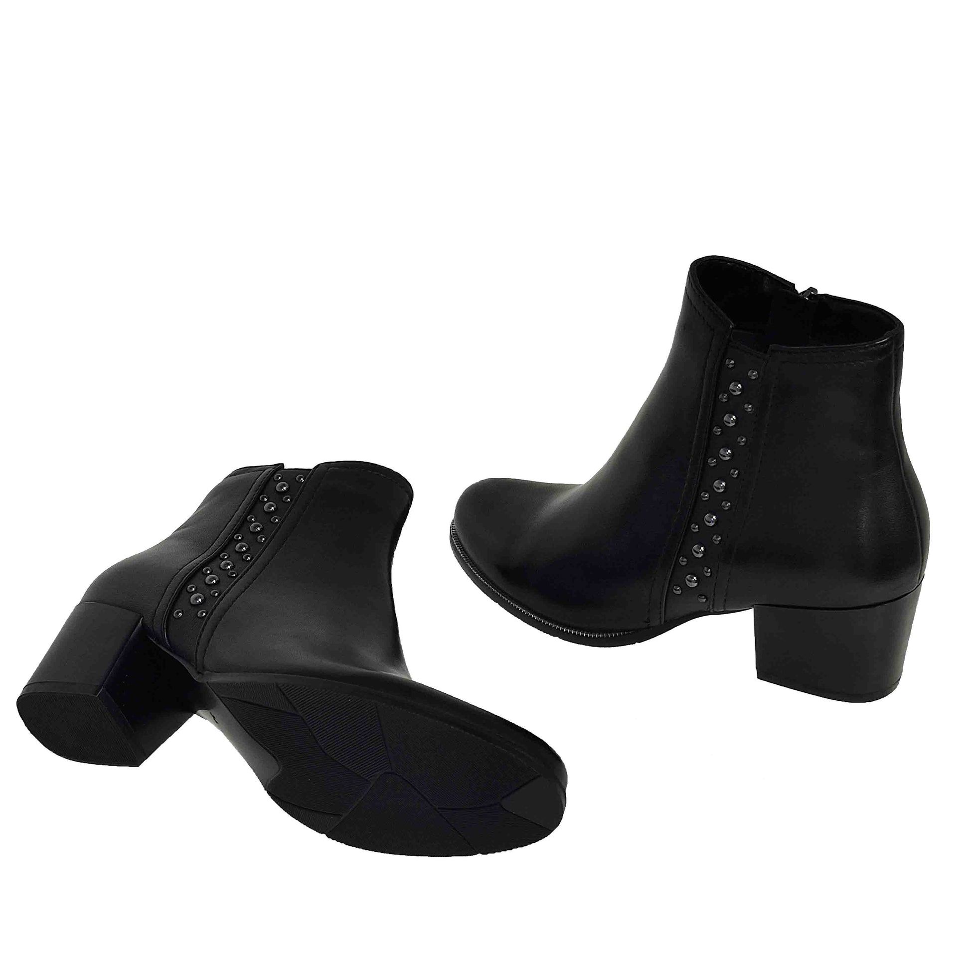 GHETE CASUAL DAMĂ REGARDE LE CIEL RE009 NEGRE - totalpantofi