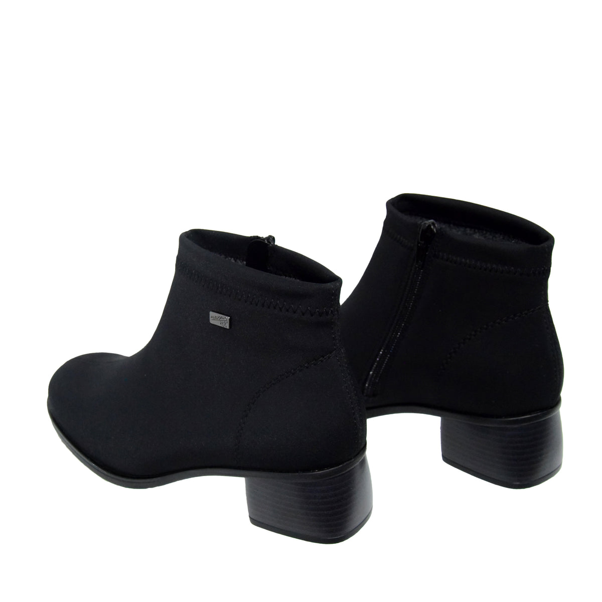 GHETE CASUAL DAMA REMONTE R8872-00 NEGRE - imagine 11