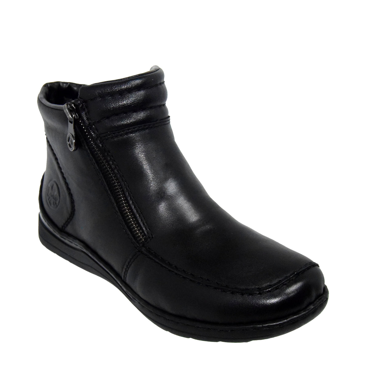 GHETE CASUAL DAMA RIEKER 48999-00 NEGRE - imagine 7