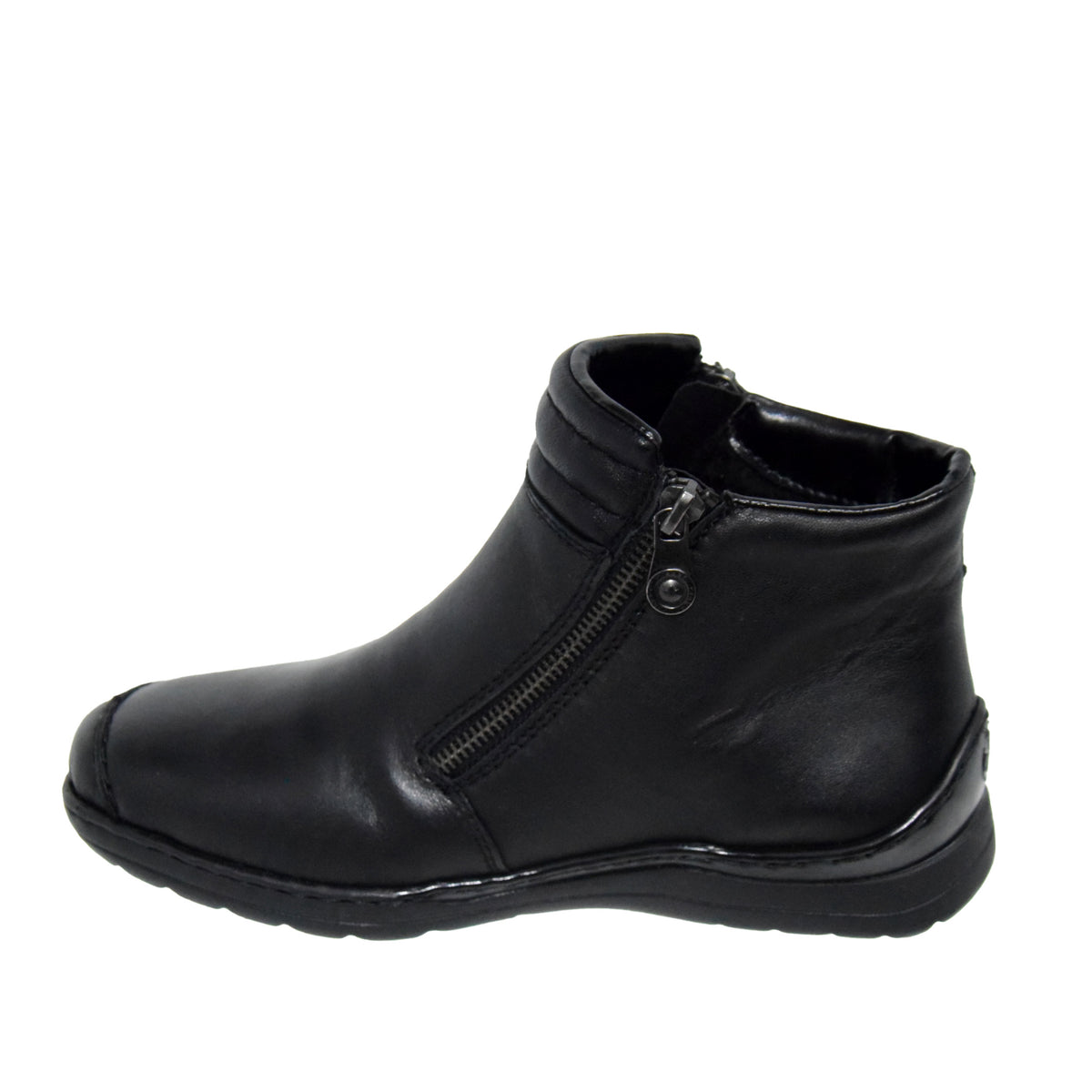 GHETE CASUAL DAMA RIEKER 48999-00 NEGRE - imagine 9