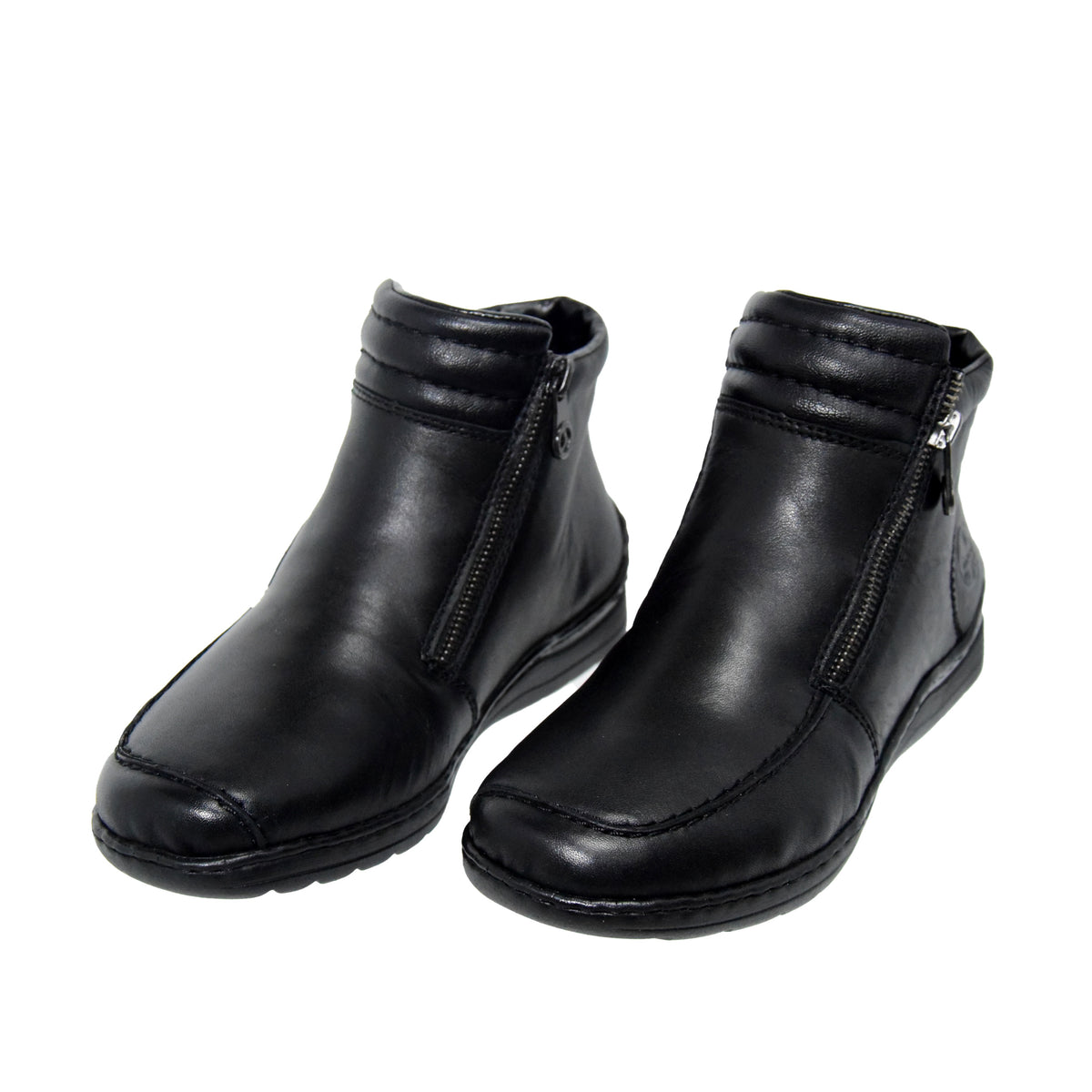GHETE CASUAL DAMA RIEKER 48999-00 NEGRE - imagine 10