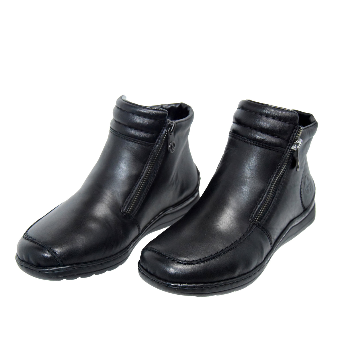 GHETE CASUAL DAMA RIEKER 48999-00 NEGRE - imagine 11