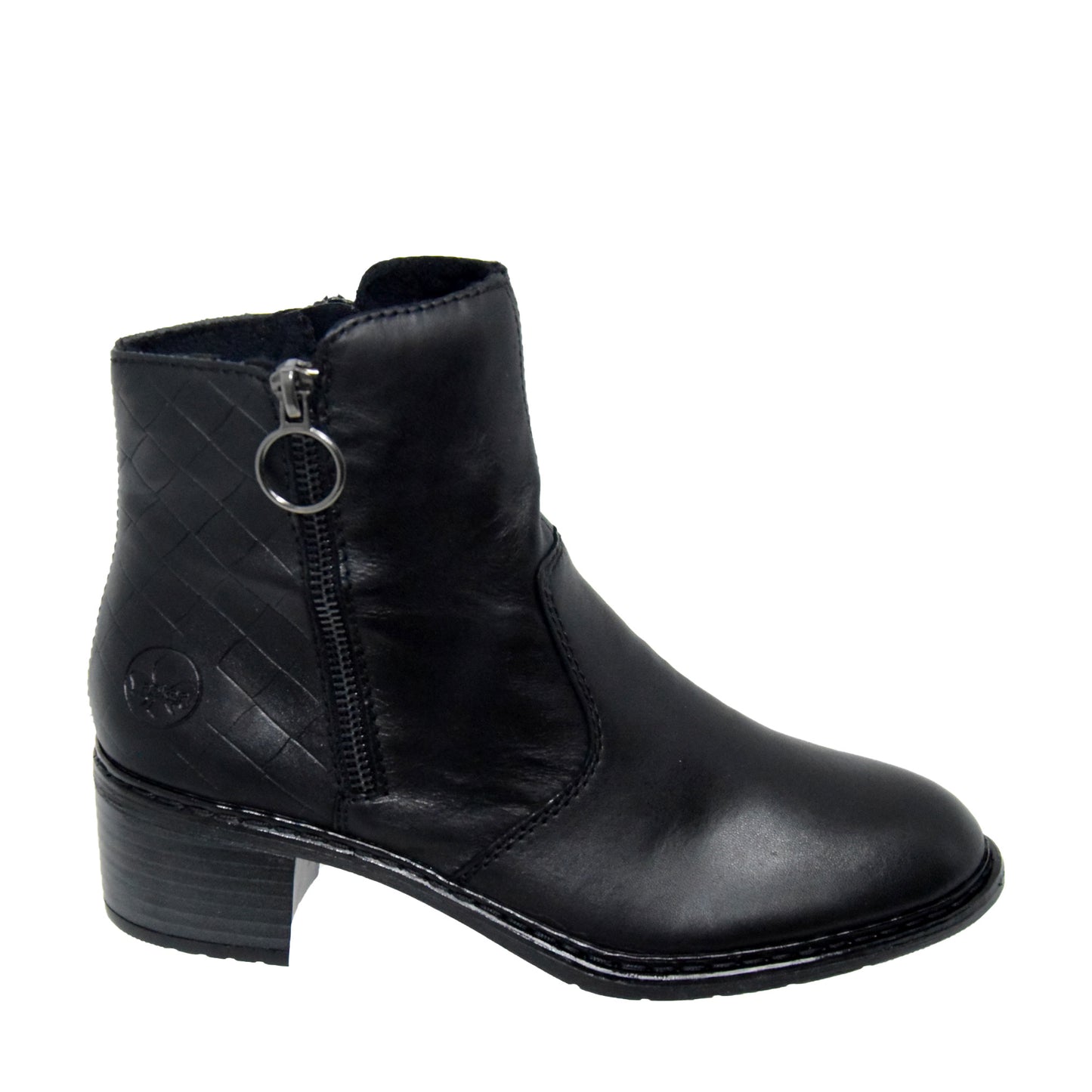 GHETE CASUAL DAMA RIEKER 70150-00 NEGRE